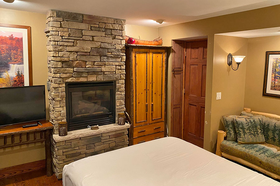 Indian Summer Room fireplace