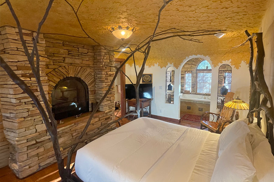 Autumn Arbor fireplace